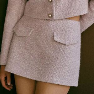 Reformation Reformation Imogen Skort – Lavender Tweed Size 4 NWT